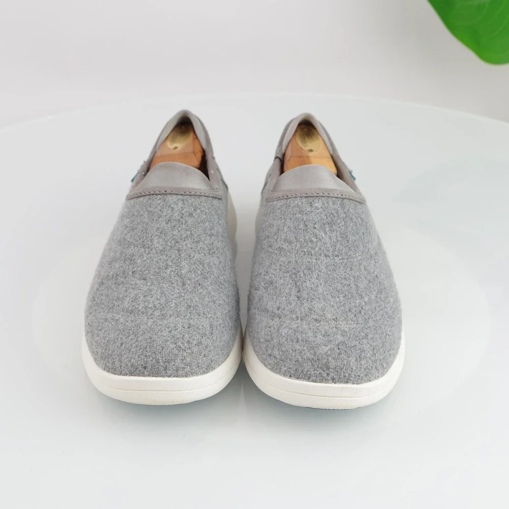 Vessi Mens Sunday Slip On Shoes Size 11 Waterproof Gray Comfort Casual Slippers